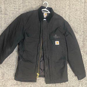 Carhartt Men's Traditional Arctic Quilt Lined Duck Jacket (Black), New